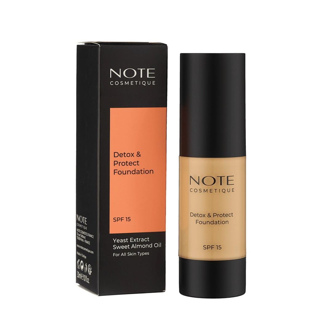 NOTE DETOX AND PROTECT FOUNDATION 101 SPF15 (30 ml)