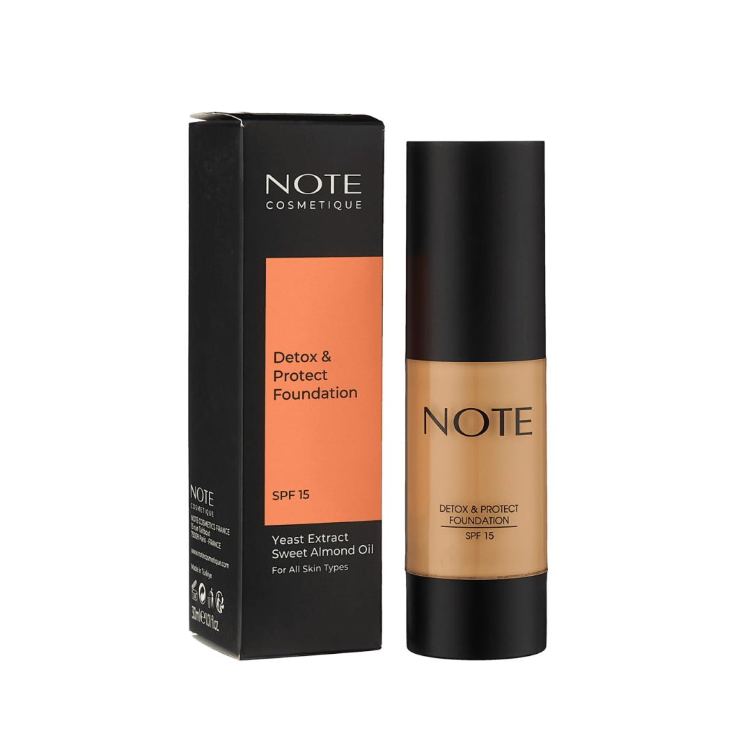 NOTE DETOX AND PROTECT FOUNDATION 102 SPF15 (30 ml)