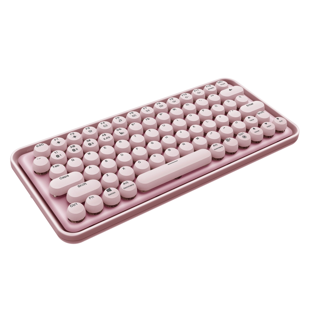 Беспроводная клавиатура Rapoo Ralemo розовая