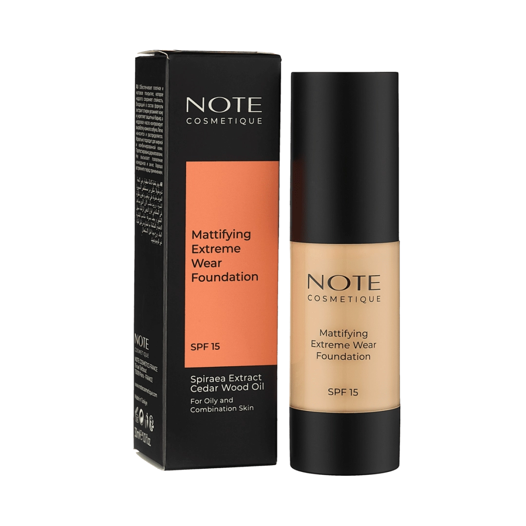 NOTE MATTIFYING EXTREME WEAR FOUNDATION 01 SPF15 (30 ml) tonal kremi