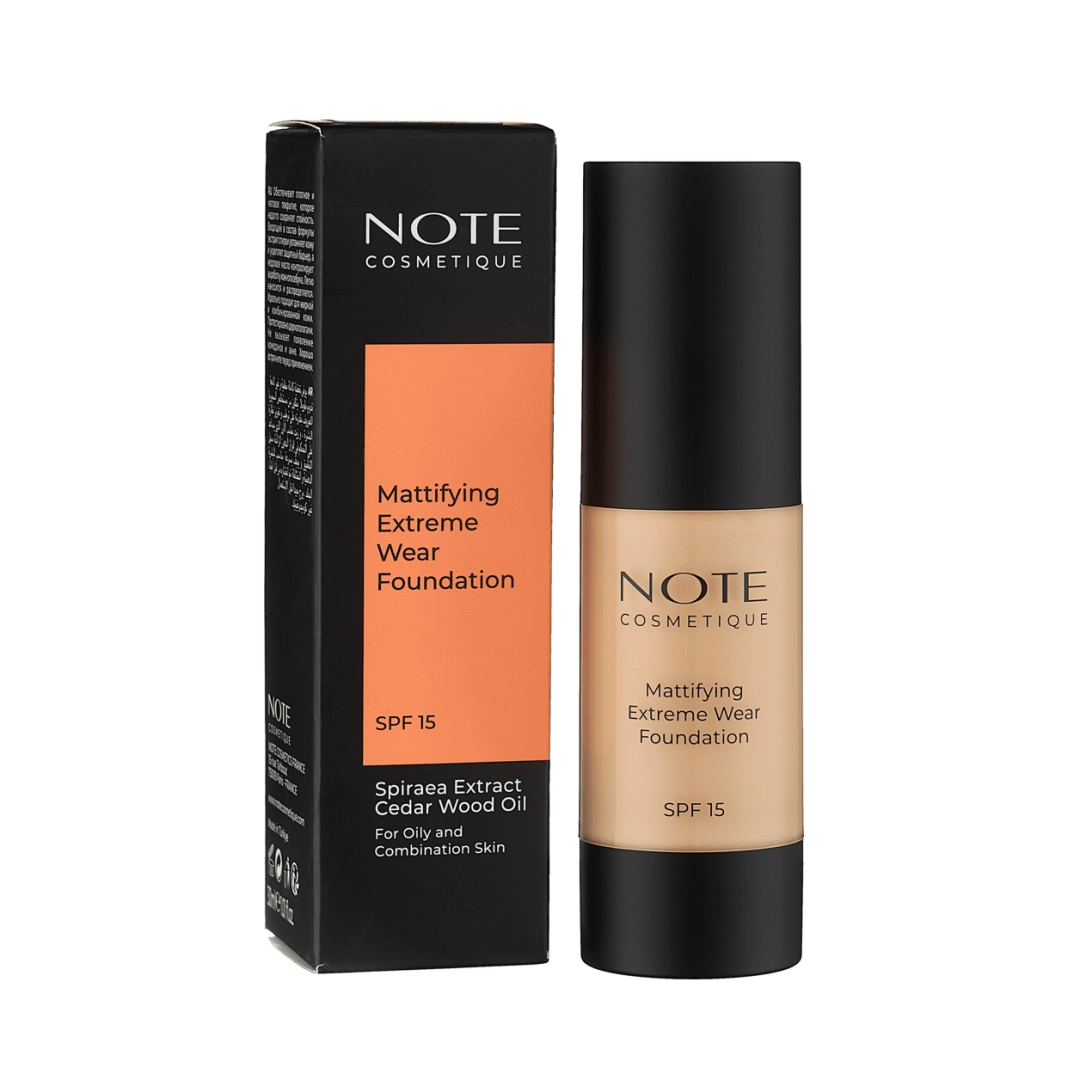 NOTE MATTIFYING EXTREME WEAR FOUNDATION 100 SPF15 (30 ml) tonal kremi