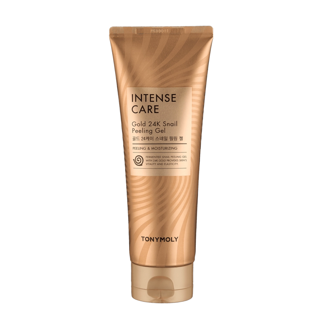 INTENSE CARE GOLD 24K SNAIL PEELING GEL 150ml - yuz uchun piling geli