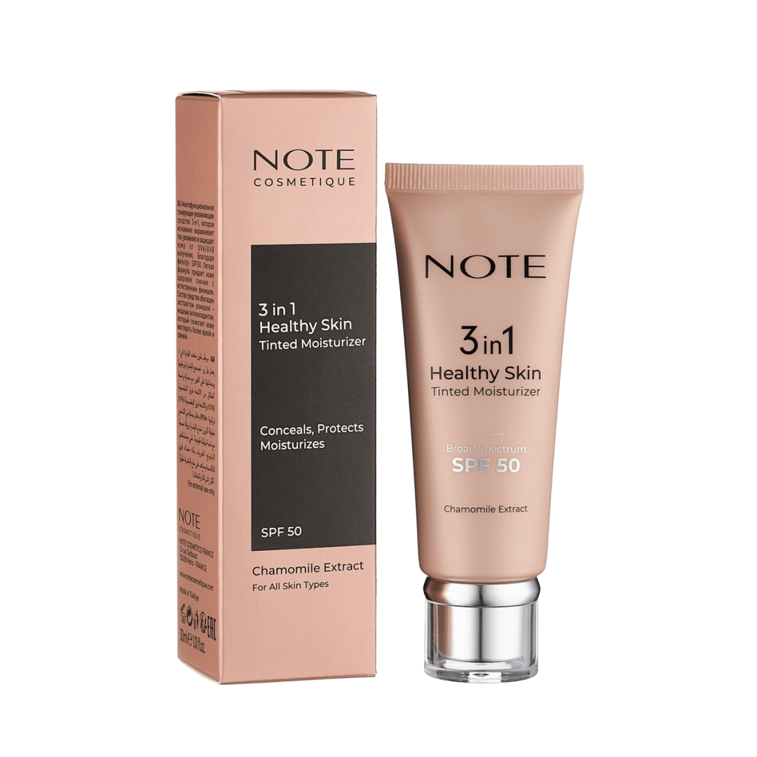 Namlantiruvchi krem NOTE 3 IN 1 HEALTHY SKIN TINTED MOISTURIZER (30 ml)