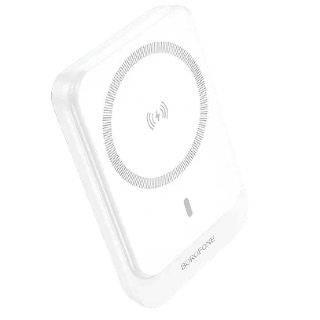 Внешний аккумулятор Powerbank с беспроводной зарядкой Borofone BJ63A 10000мАч white