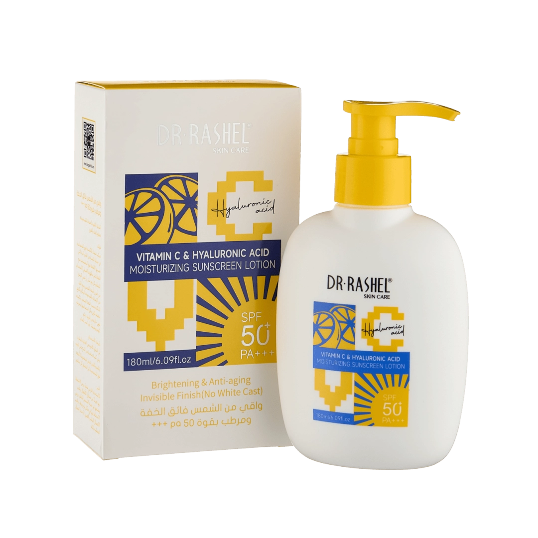 Quyoshdan himoya qiluvchi losyon Vitamin C & Hyaluronic acid moisturizing sunscreen lotion Spf50 160ml