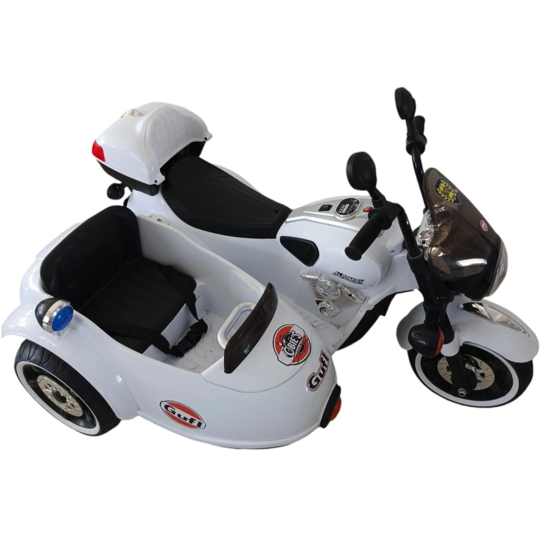 Детский Электромотоцикл ALPOMISH M1 белый