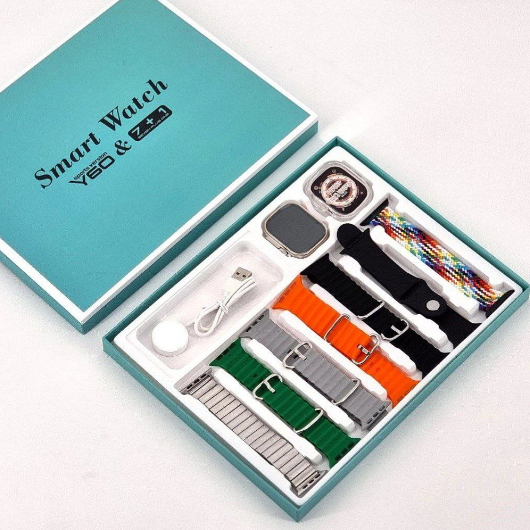 Смарт Часы CASIO, Чехол, Ремешок 6+1 Y60 7in1 Ultra