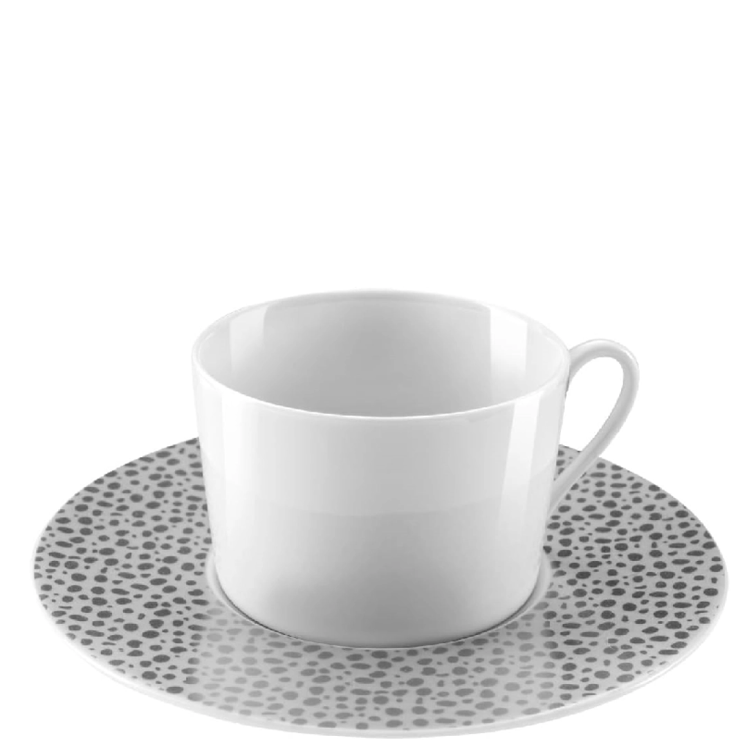 Médard de Noblat Baghera Platinum chashka likopchalari bilan MA20C1B0001PT