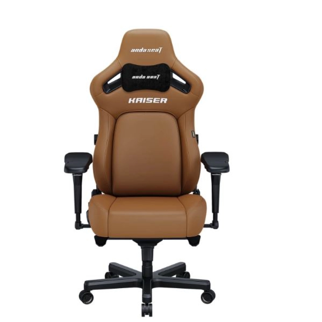 Anda Seat Kaiser 4 Size L Brown Premium PVC o‘yin kreslosi