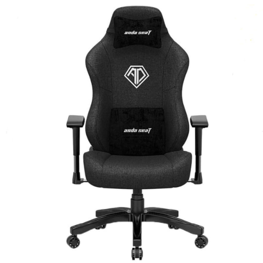 Игровое кресло Anda Seat Phantom 3 Size L Black Linen Fabric - фото №1 Игровое кресло Anda Seat Phantom 3 Size L Black Linen Fabric