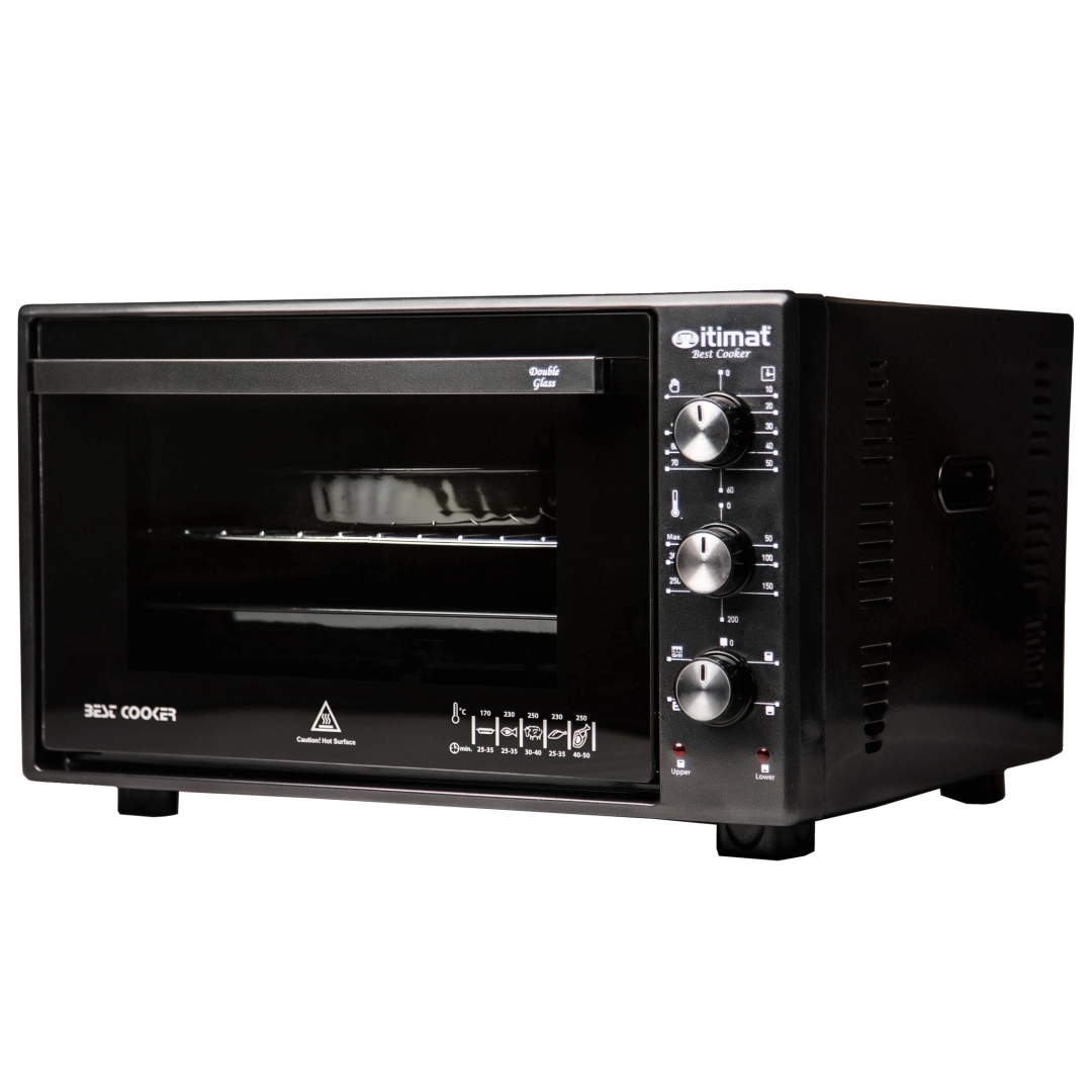 Мини-печь Itimat I-08DCG 36L (с грилем) Мокрый асфальт - фото №1 Мини-печь Itimat I-08DCG 36L (с грилем) Мокрый асфальт