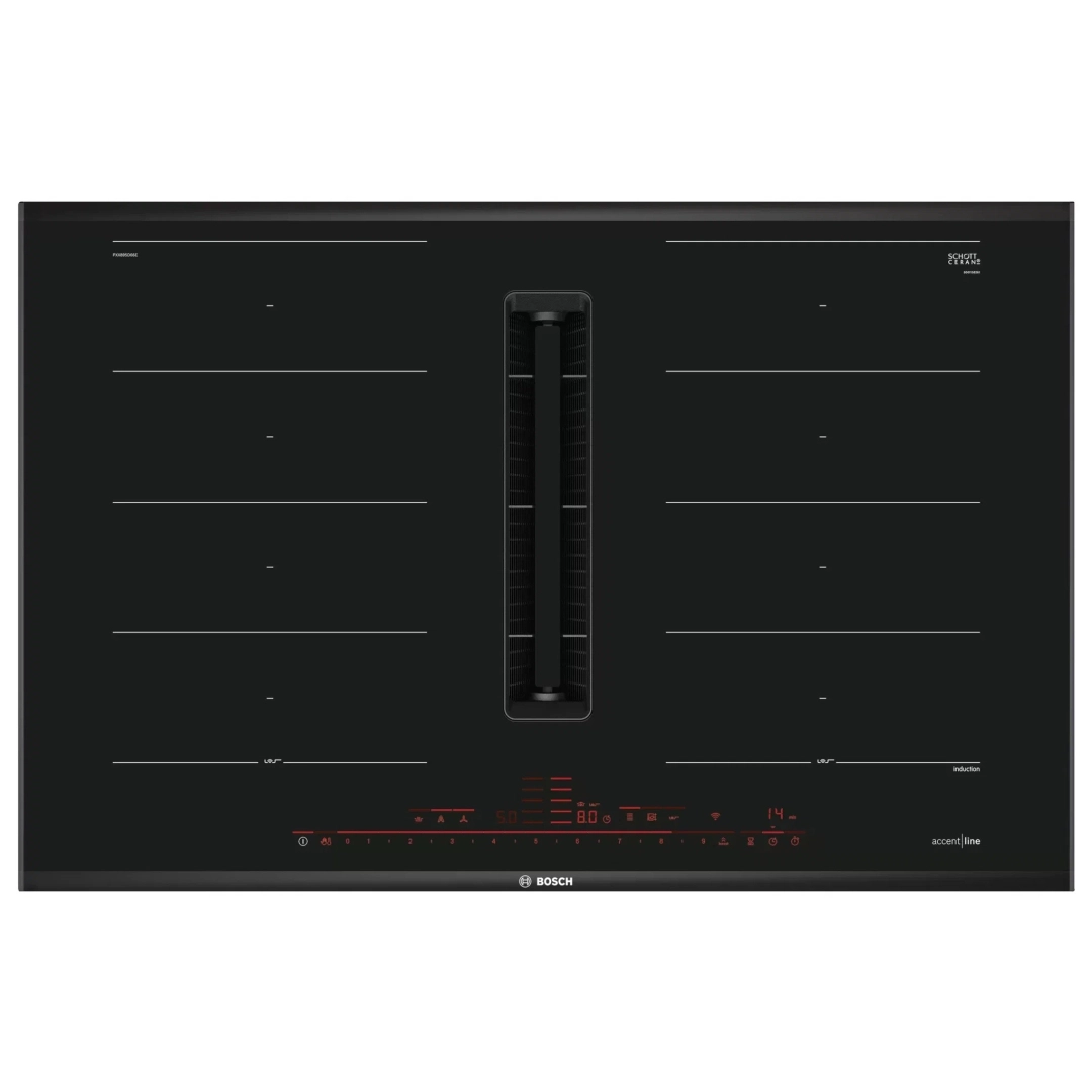 Варочная панель Bosch PXX895D66E (Индукция, с вытяжкой)