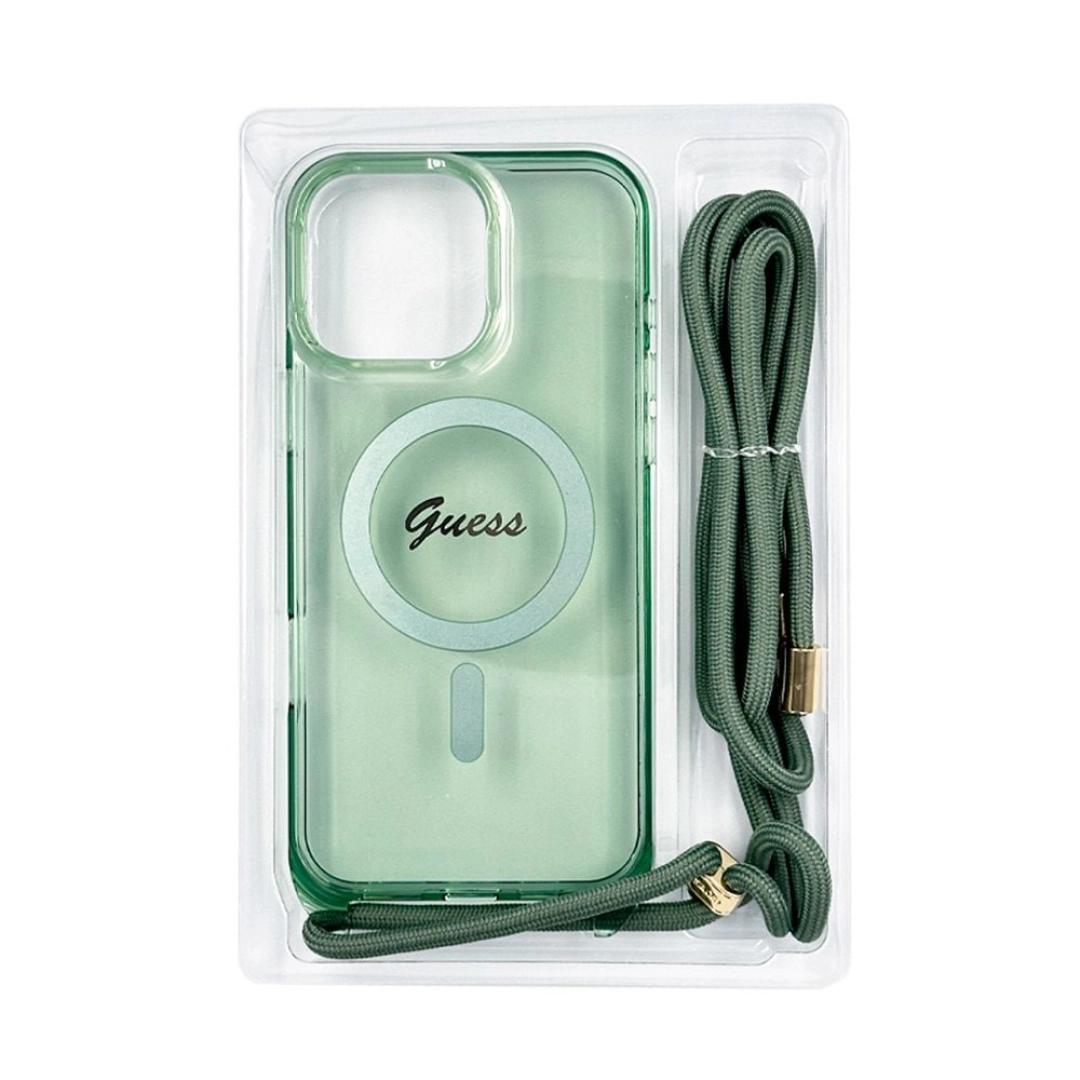 iPhone 16 Pro Max uchun CG MOBILE Guess yashil g‘ilofi