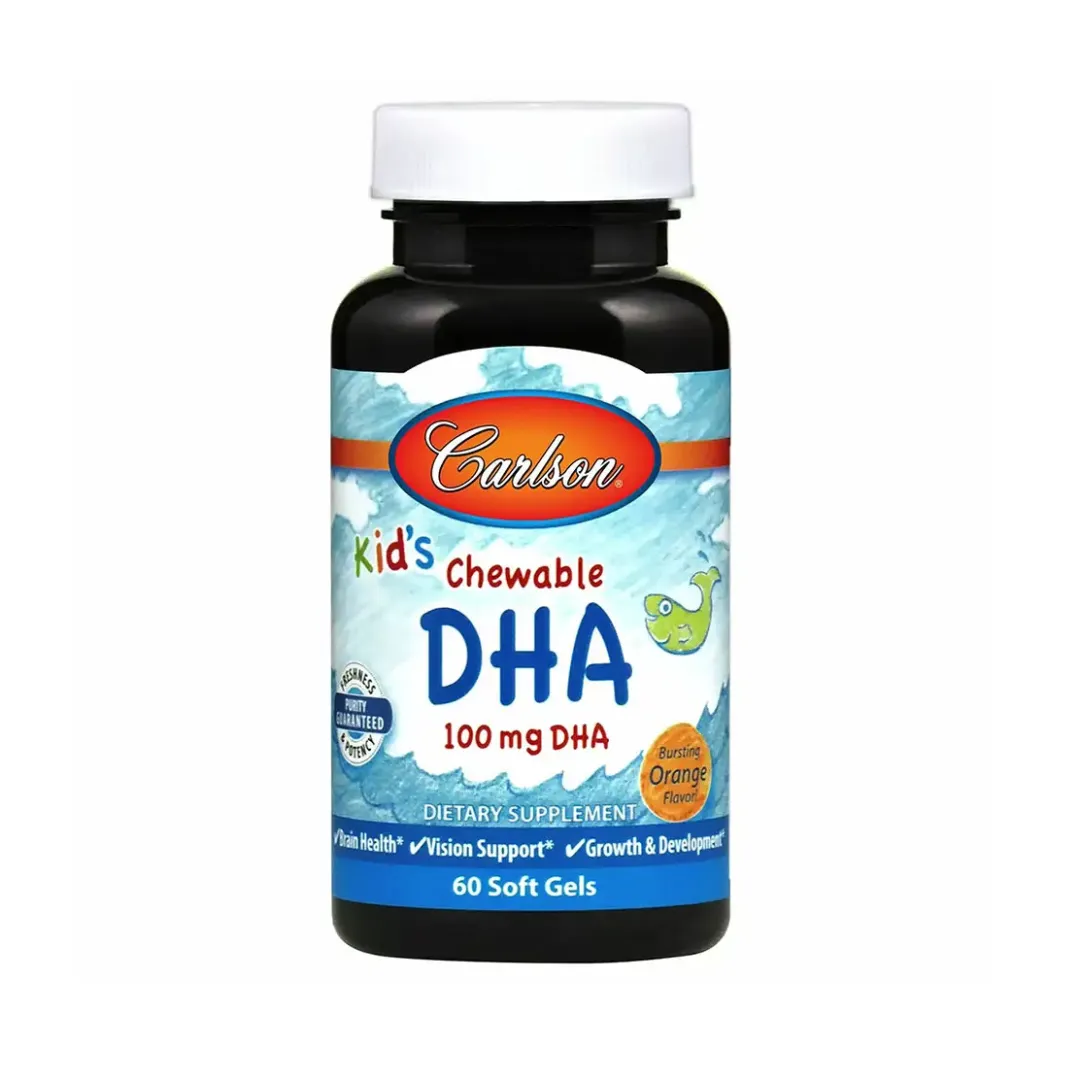 Carlson Labs, Омега-3 для детей 100 мг, 60 капсул (01570)