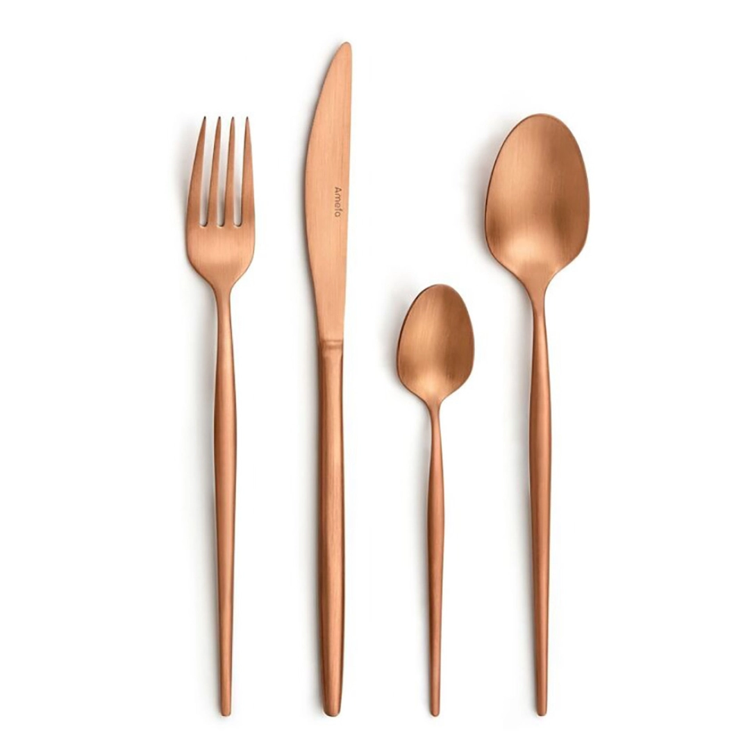 Amefa SOPRANO COPPER qoshiq - vilkalar to'plami, 16 dona 1114AETR16B60