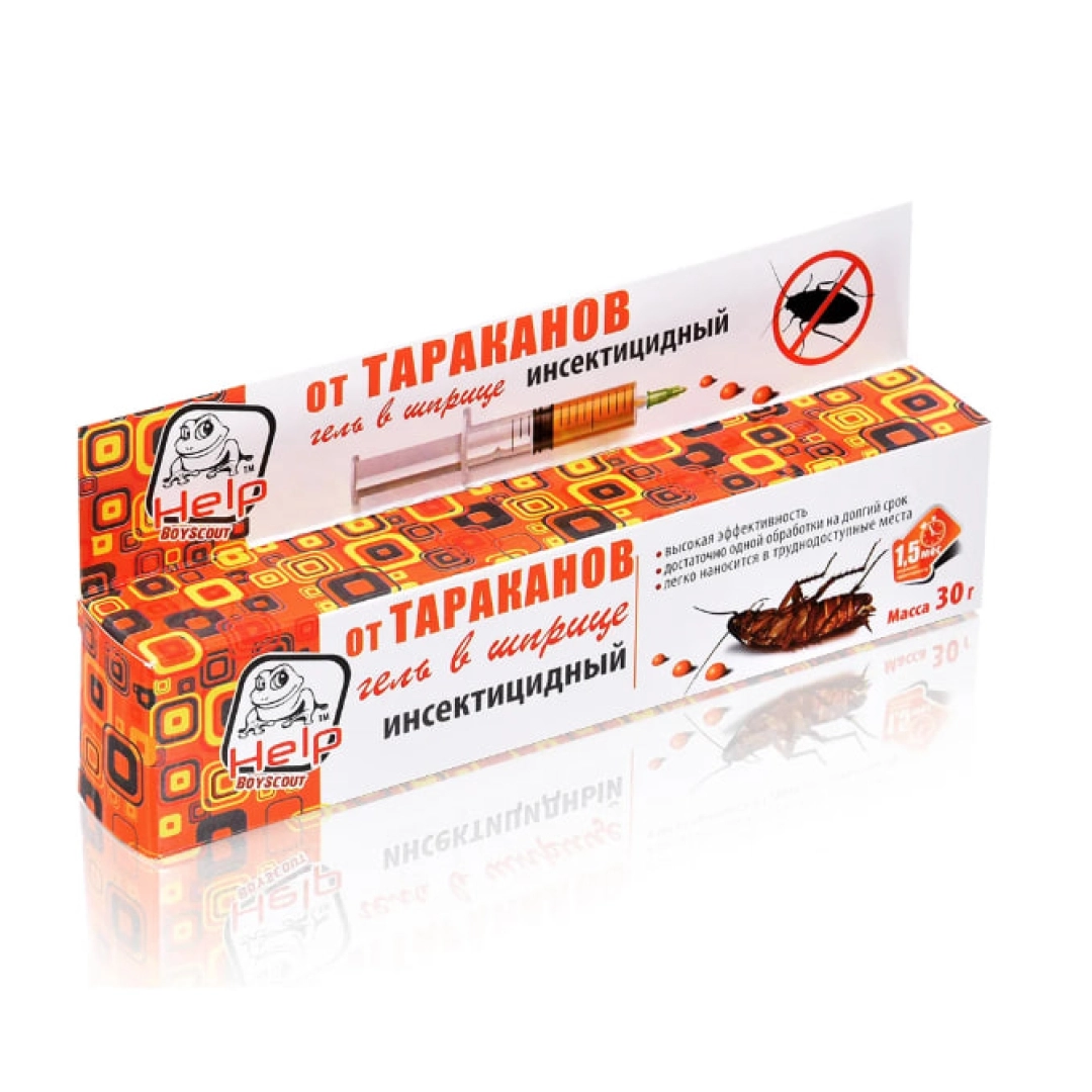 HELP Tarakonlarga qarshi gel, shpritsda, insektitsid, (30 g)