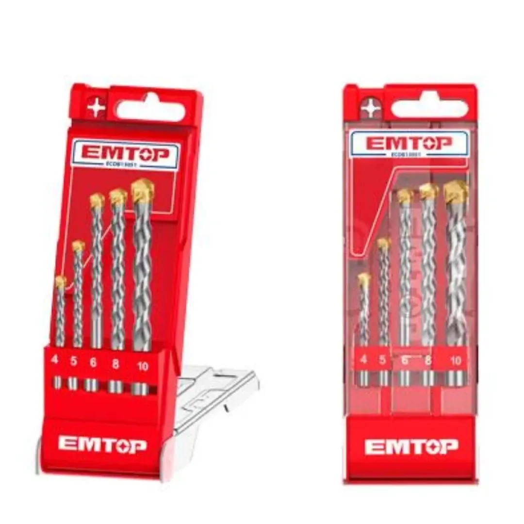 Набор сверл по каменной EMTOP ECDB13051