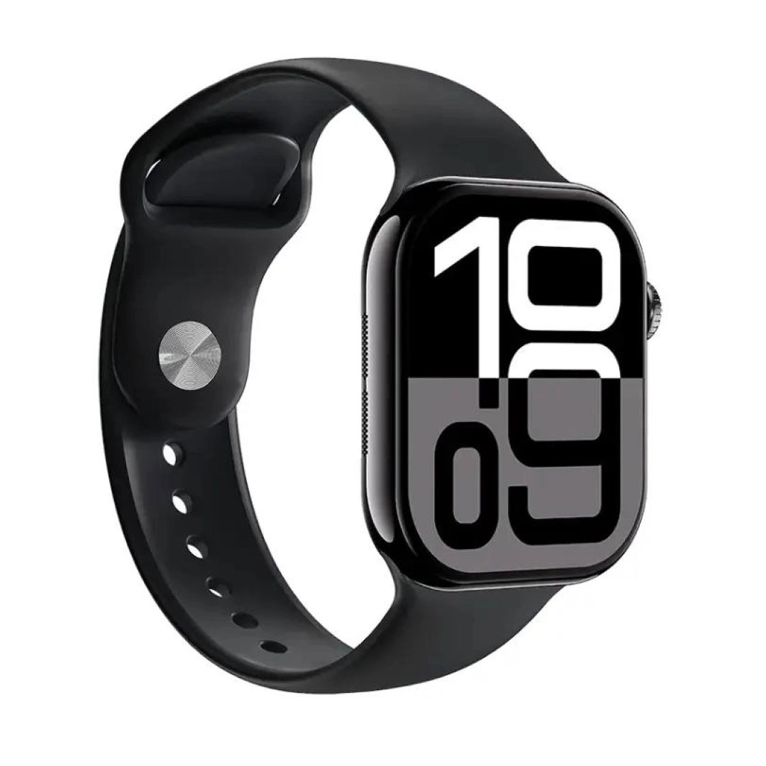 Green Lion Ultimate 10 46mm qora smart-soati