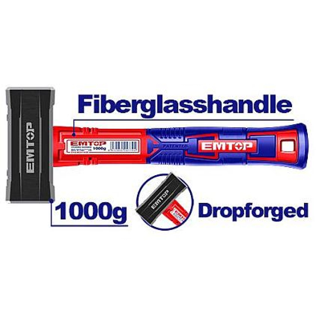 Молоток каменщика EMTOP EHAMSH1000