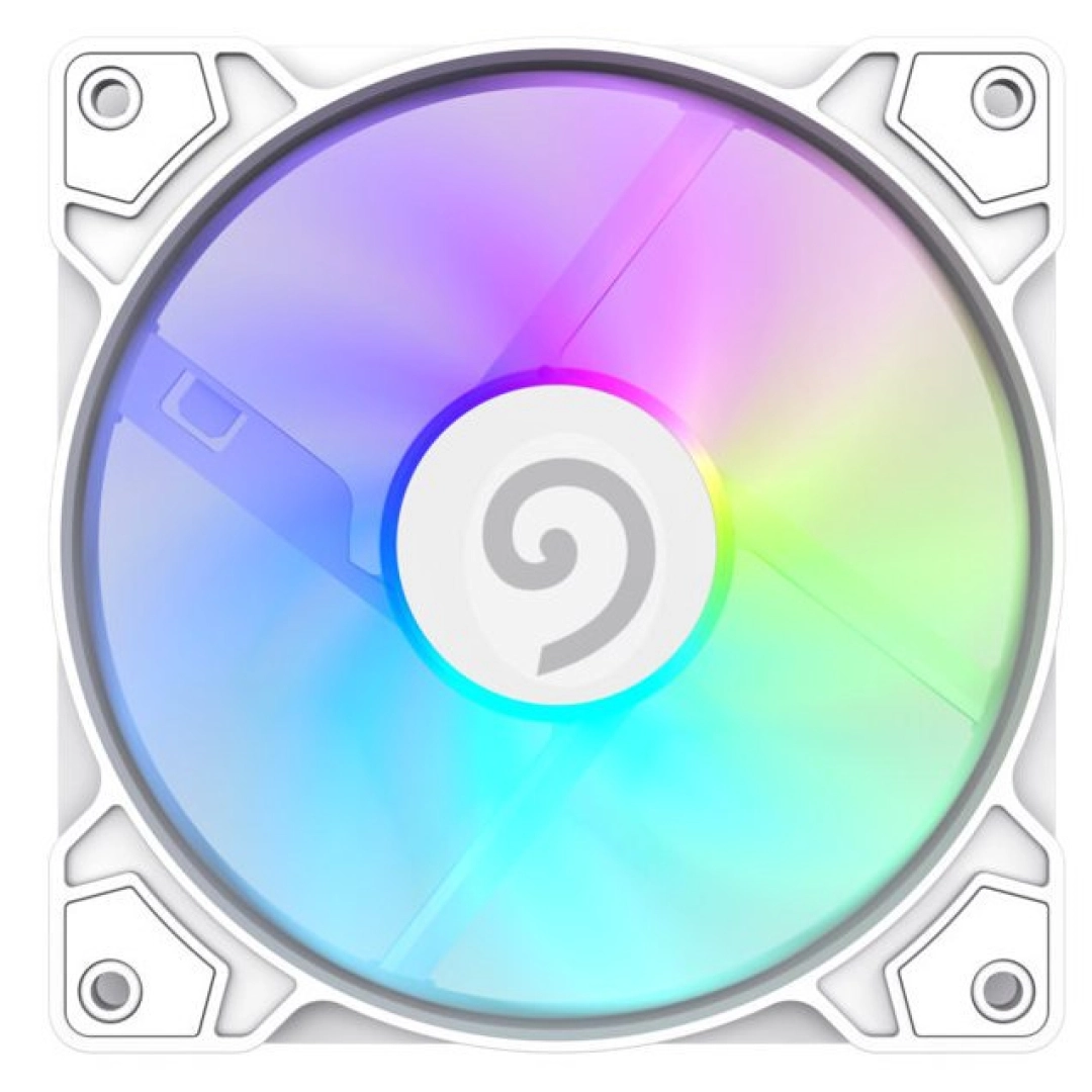 Gamemax FN12A-S5-W oq korpus ventilyatori, White