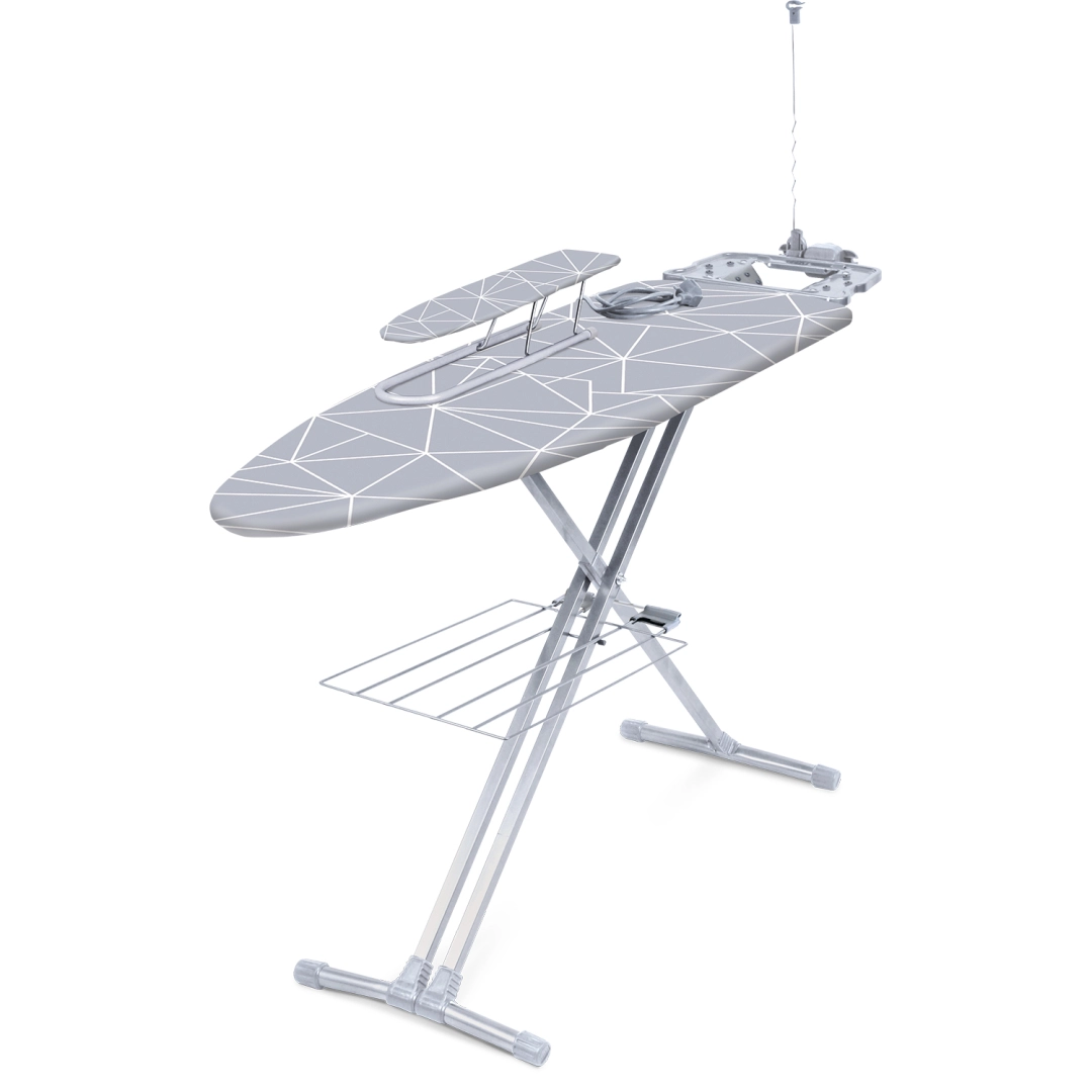 Гладильная доска Nika 9 тефлон НТ9/4 принт "с линиями на сером"