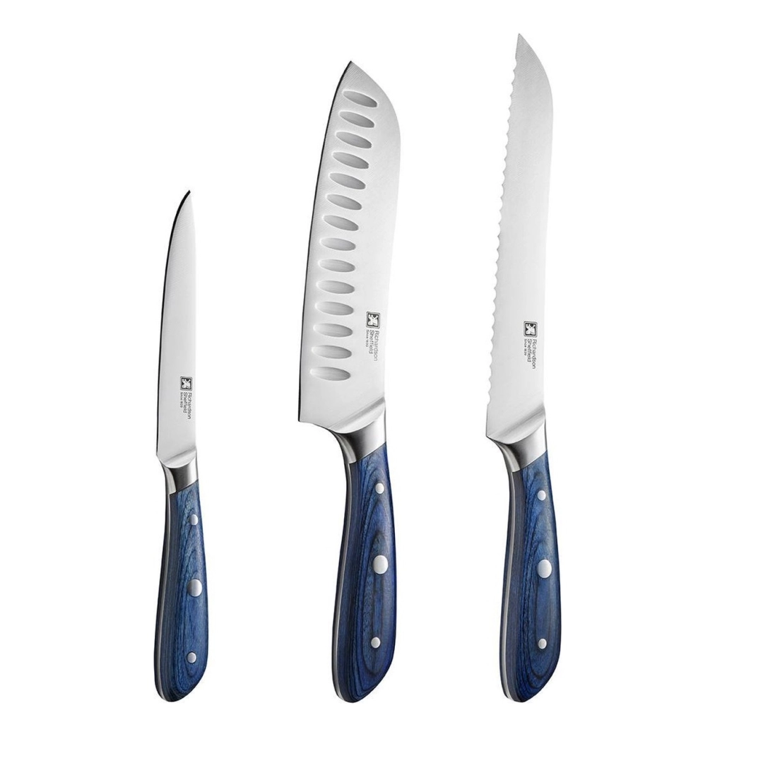 RICHARDSON SHEFFIELD "Scandi Blue 3" pichoqlar to'plami R095BLP573Z88