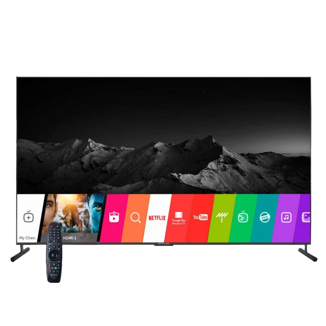 Телевизор Ziffler 55QW700U 4K UHD Smart TV Megic Remote