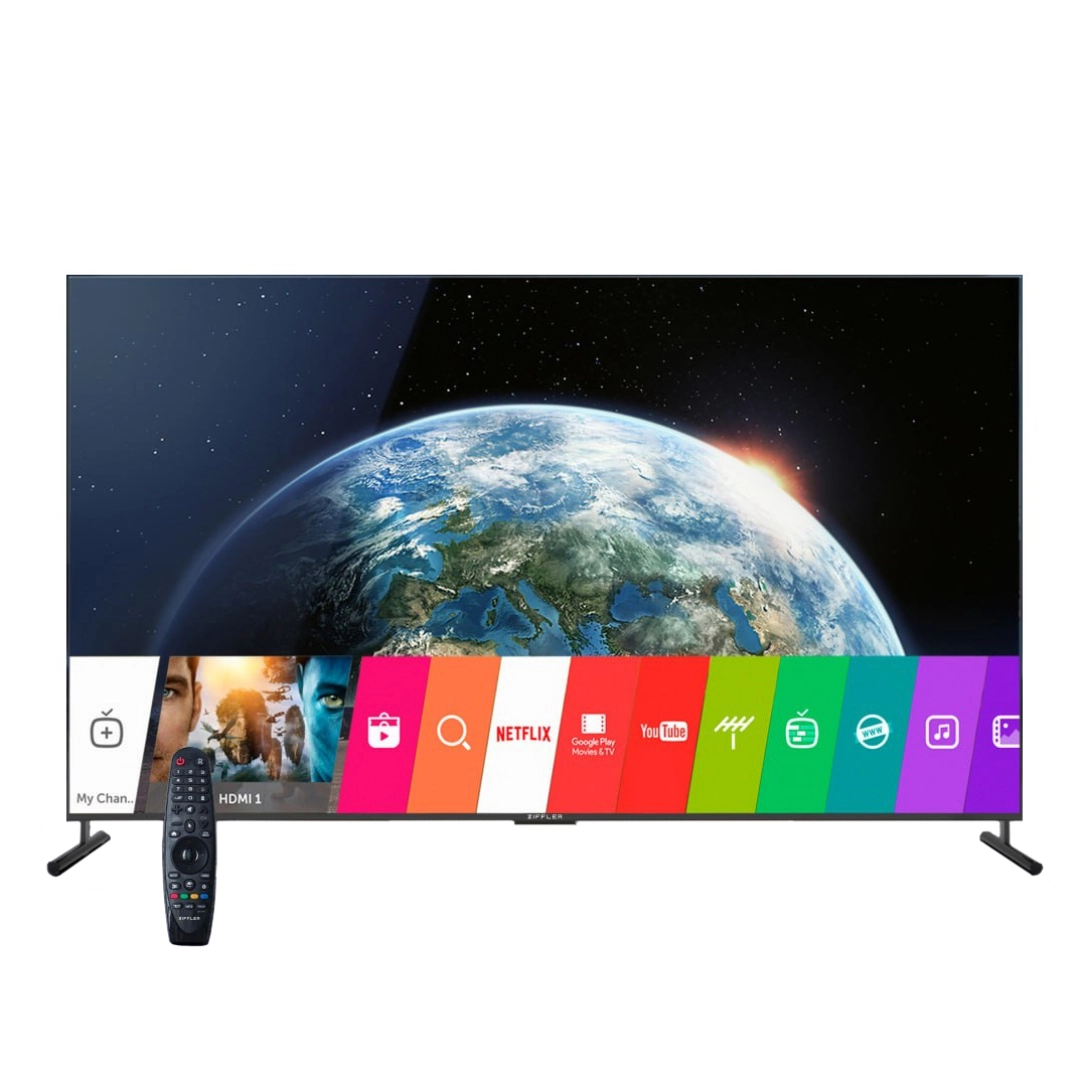Телевизор Ziffler 86QW700U 4K UHD Smart TV Megic Remote