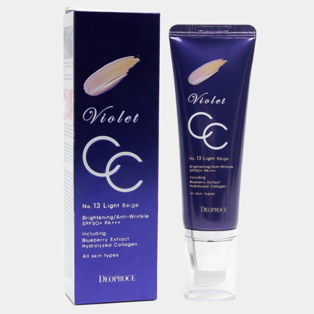 Deoproce  CC Violet  N 13   Natural Beige SPF 50+    tonal kremi
