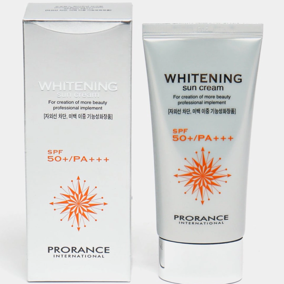 Prorance   Sun Cream whitening   SPF 50++ PA+++  quyoshdan saqlovchi krem