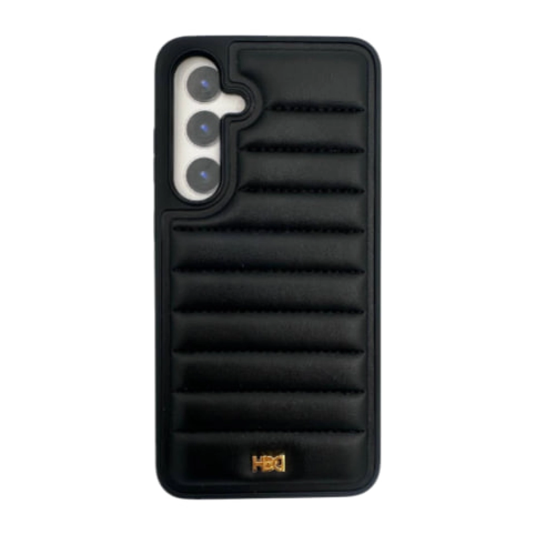 Samsung Galaxy S24 Plus uchun HDD Leather Pillows HBC-020 qora g‘ilofi