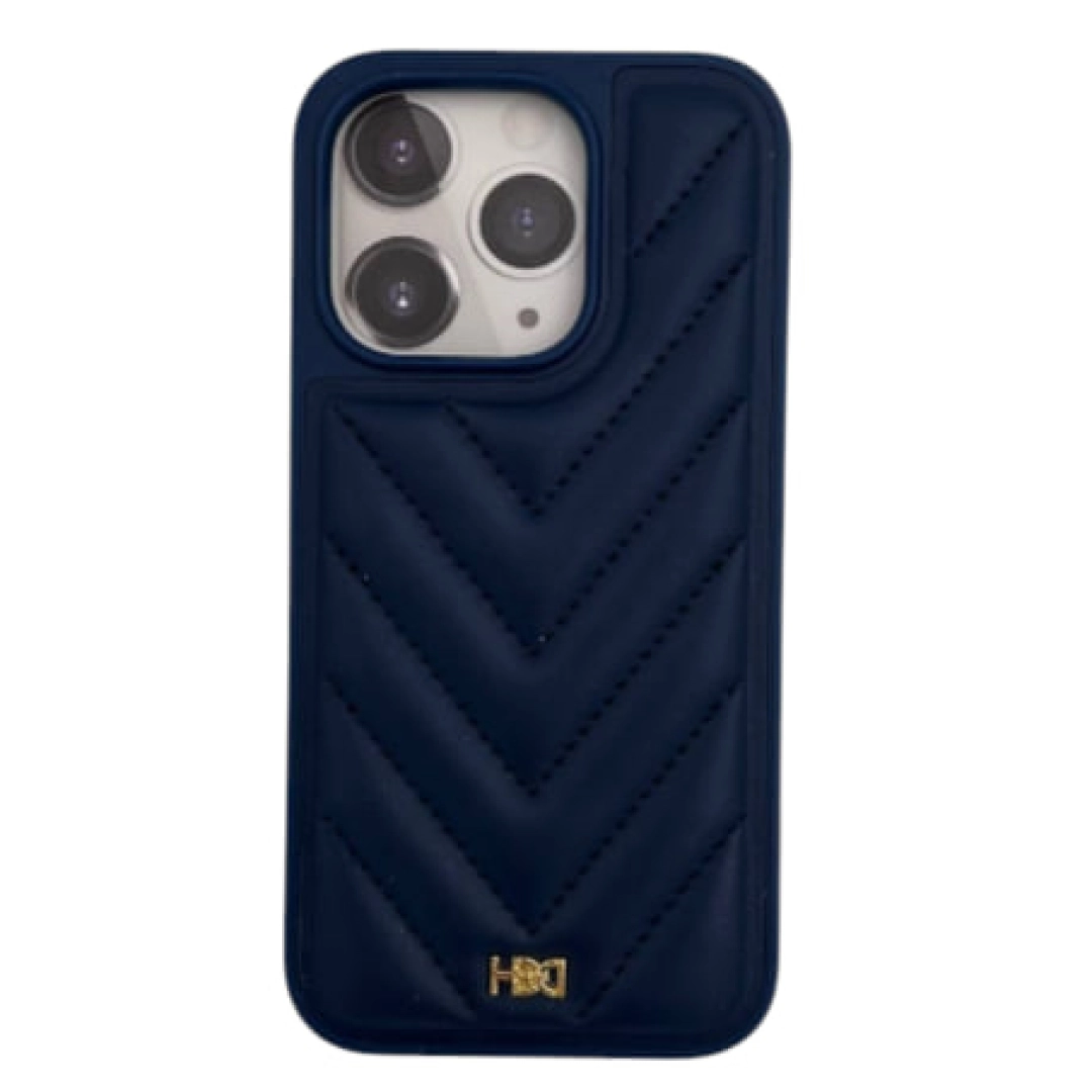 iPhone 15 Pro Max uchun HDD Leather Pillows HBC-019 ko'k g‘ilofi