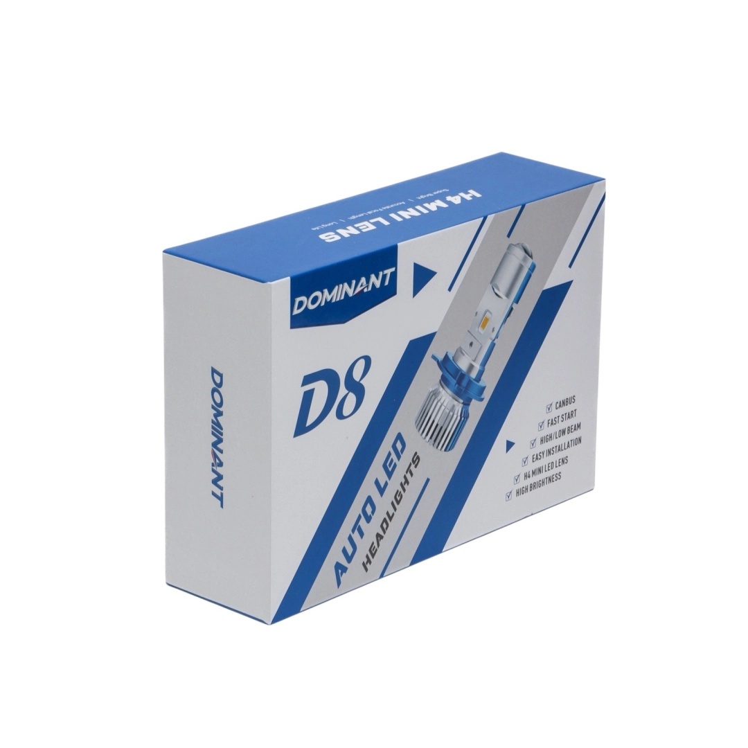 Светодиодные лампы h4, dominant D8 автомобильные, для автомобилей GM