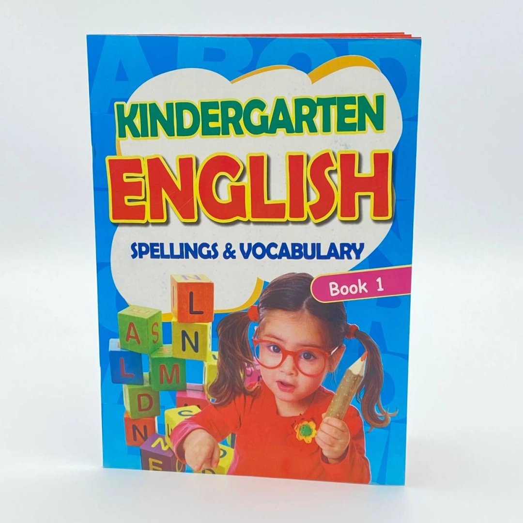 Kindergarten English, Spelling & Vocabulary Book 1