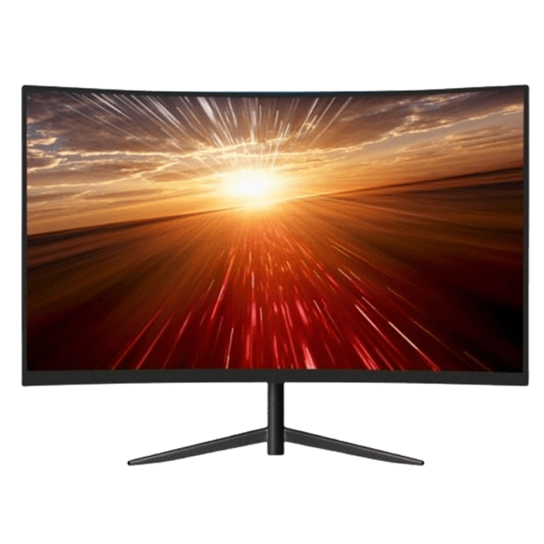 Monitor ZIFFLER  24C5500-24" Curved monitor (VGA+HDMI+DC) IPS FLAT 100hz  Balck