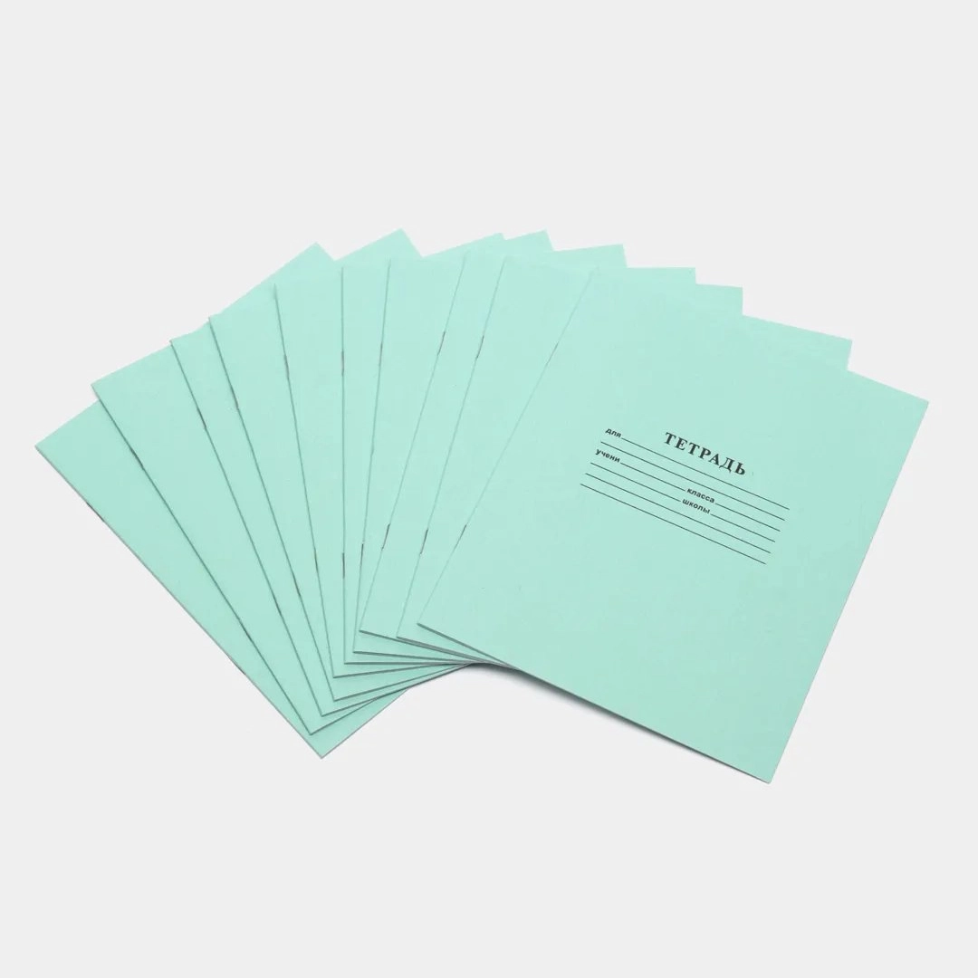 Тетрадь для школьников 12 листов клетка, 1 шт
