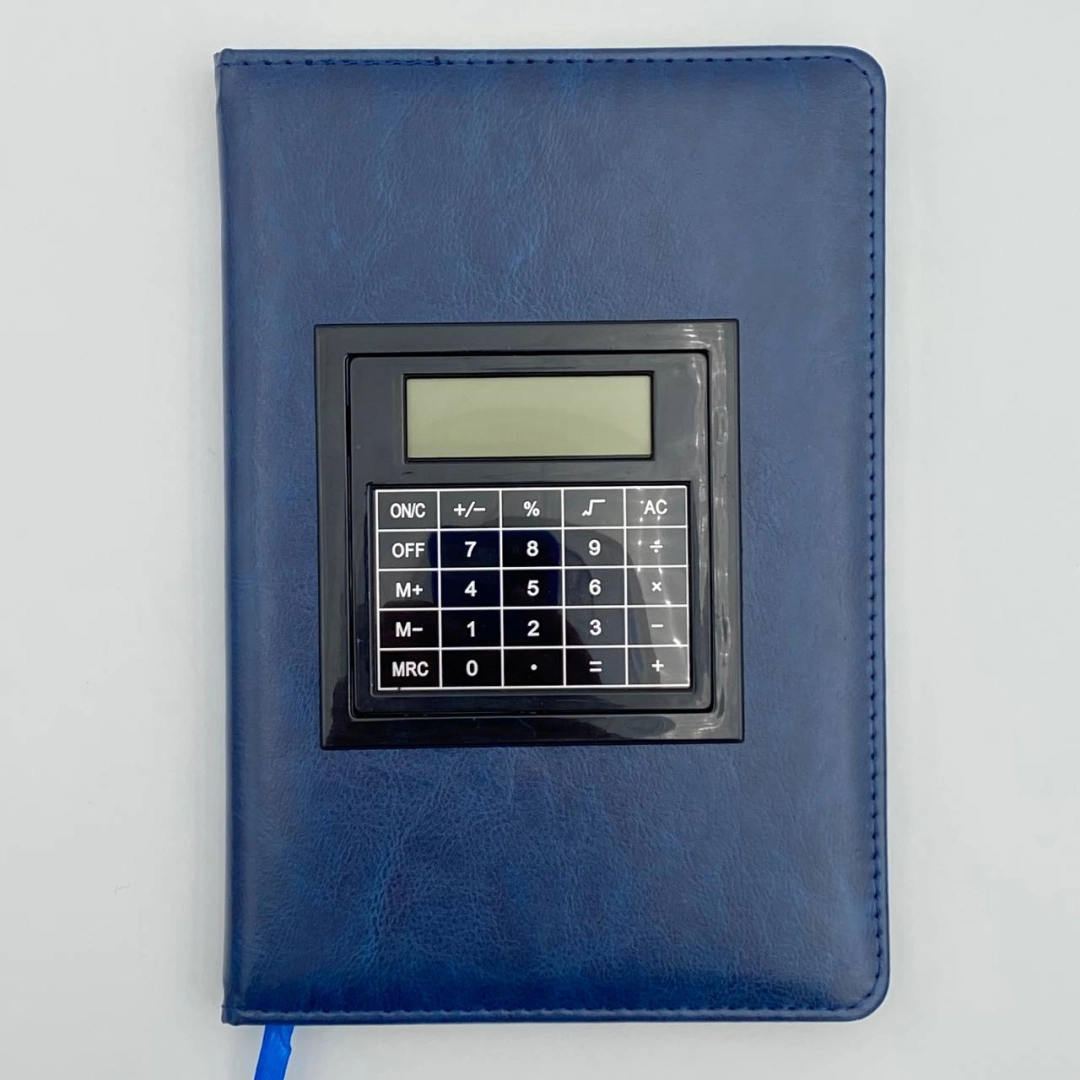 Блокнот с калькулятором 26-25 (100 листов) синий
