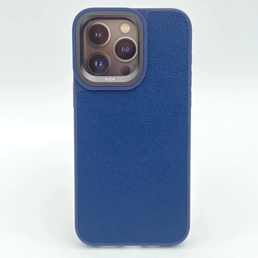 iPhone 15 Pro max uchun Kajsa Luxe Collection ko'k g'ilofi
