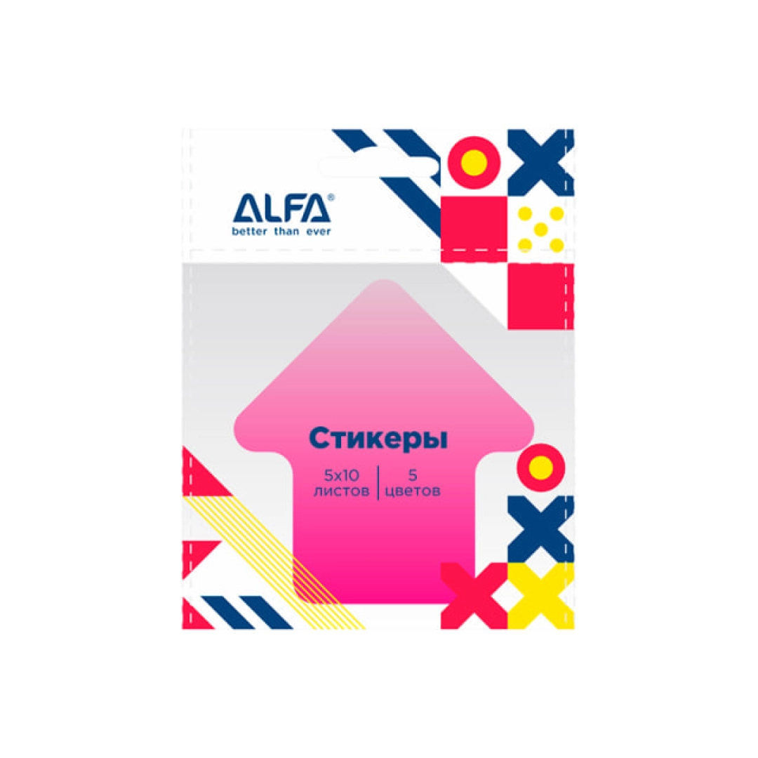Alfa 1SN001 neon, 5*10 varaq yopishqoq eslatma stiker - rasm №1 Alfa 1SN001 neon, 5*10 varaq yopishqoq eslatma stiker