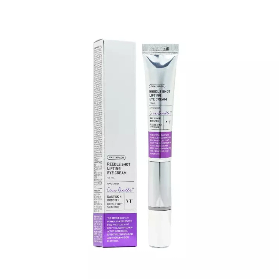 VT Cosmetics Eye Cream Reedle Shot Lifting 15 ml   ko'z atrofi teri uchun krem