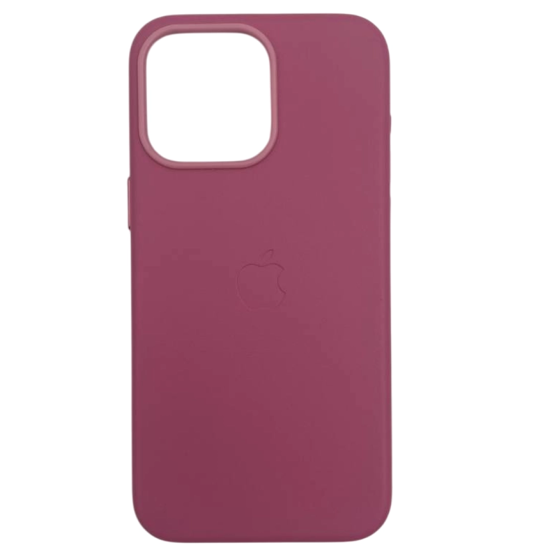 iPhone 15 Pro Max uchun LEATHER CASE MAGSAFE pushti g‘ilofi
