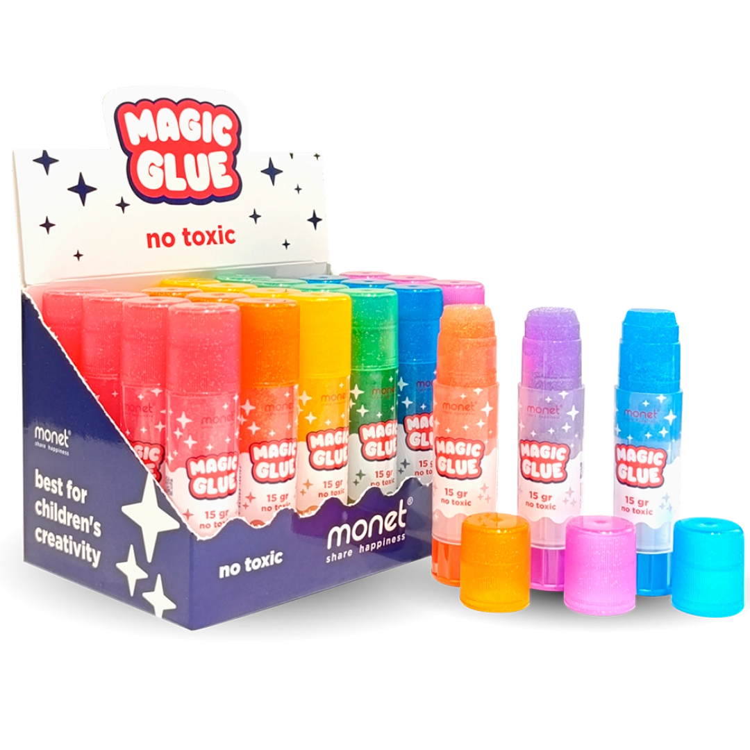 Monet Magic Glue — atirli va yaltiroq elim qalam, 36 g (1 dona)