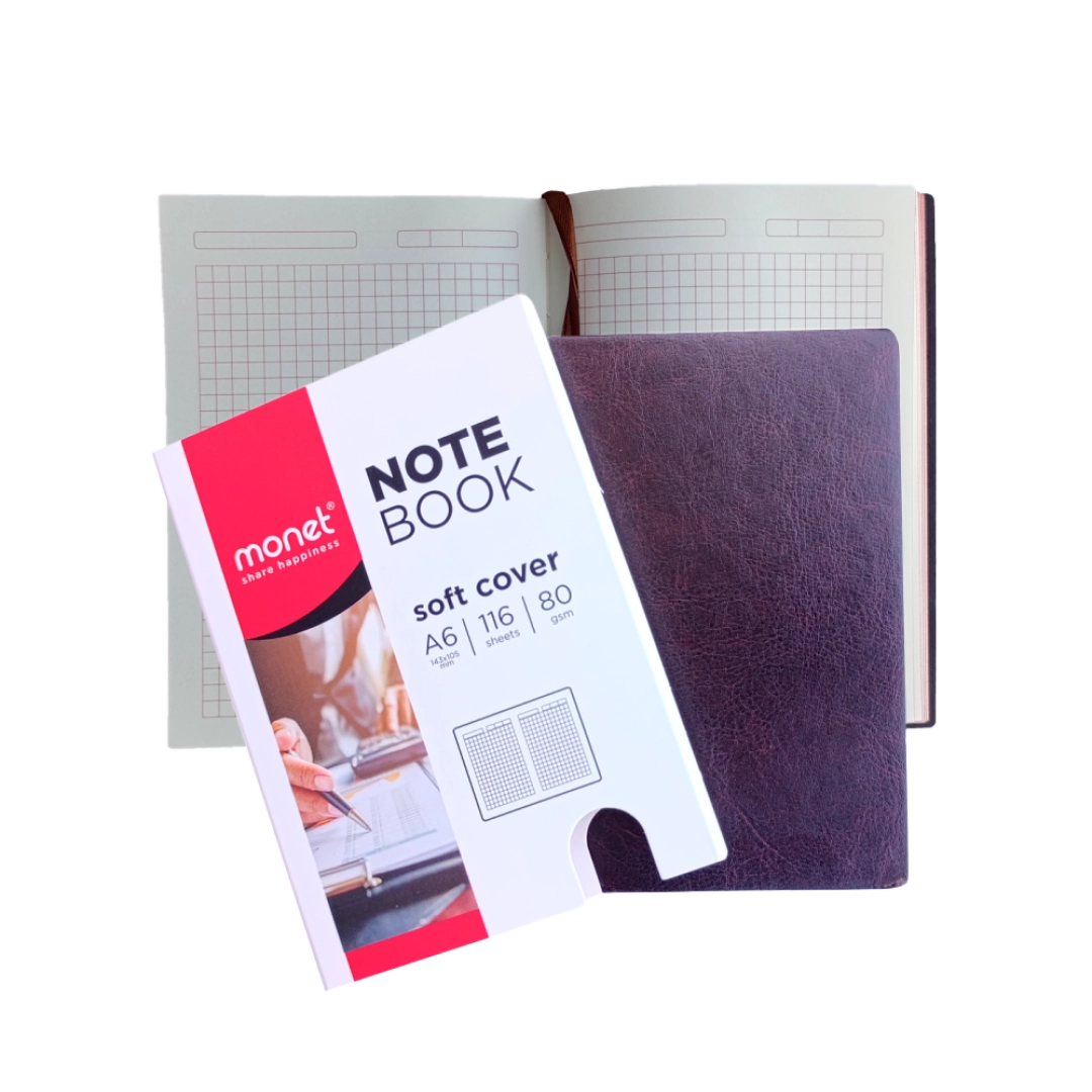 Блокнот Monet, формат А6, клетка, 116 страниц 80gsm 2NB004 (1/124)