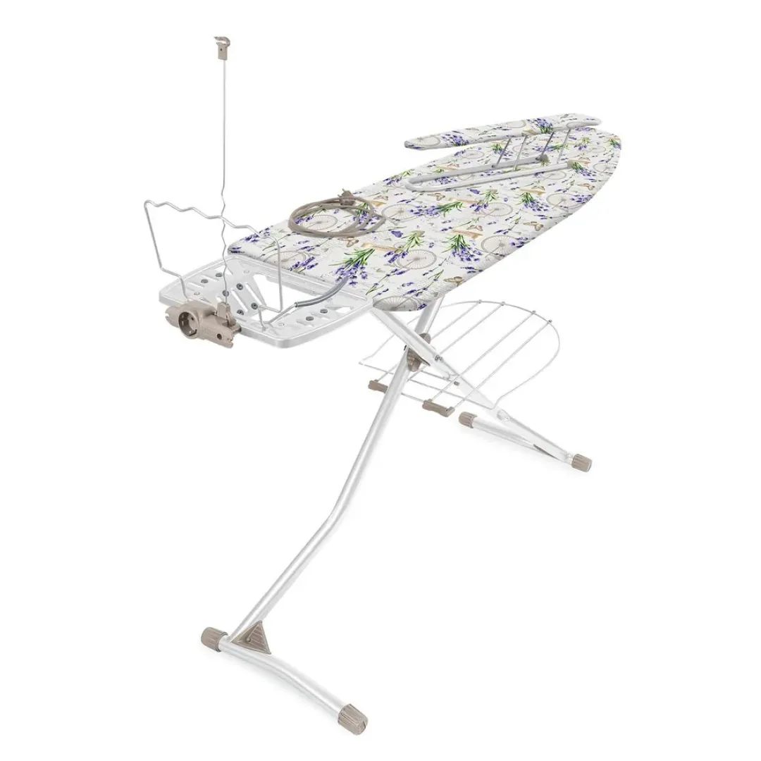 Гладильная доска Ника Grant НГ/18, Лаванда, напольная, металлическая, 122 x 40 см