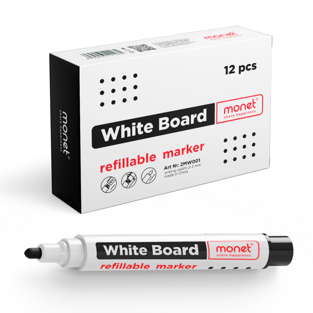 Monet qora permanent marker 2MW001