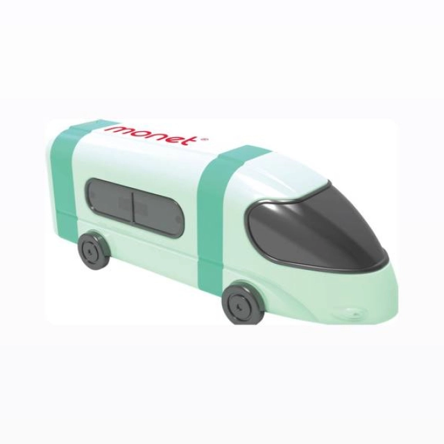 Qalam chiqargich lastik bilan MONET FUTURE 2ES006, Green, (1 dona)