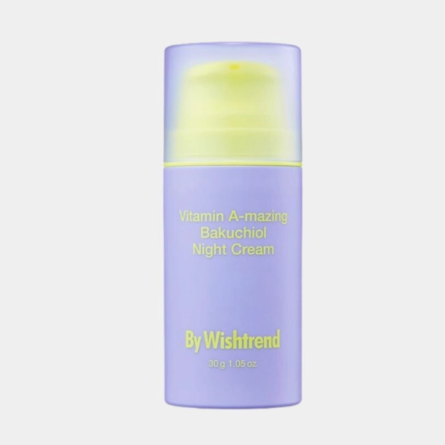 Kecha yuz kremi By Wishtrend Night Cream Vitamin A-mazing Bakuchiol, 30 g