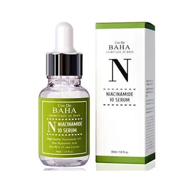 Yuz uchun sarum Cos De Baha Niacinamide 10 Serum, 30 ml