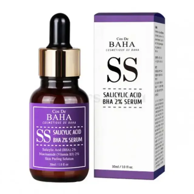 Yuz uchun sarum Cos De Baha Salicylic Acid BHA 2% Serum, 30 ml