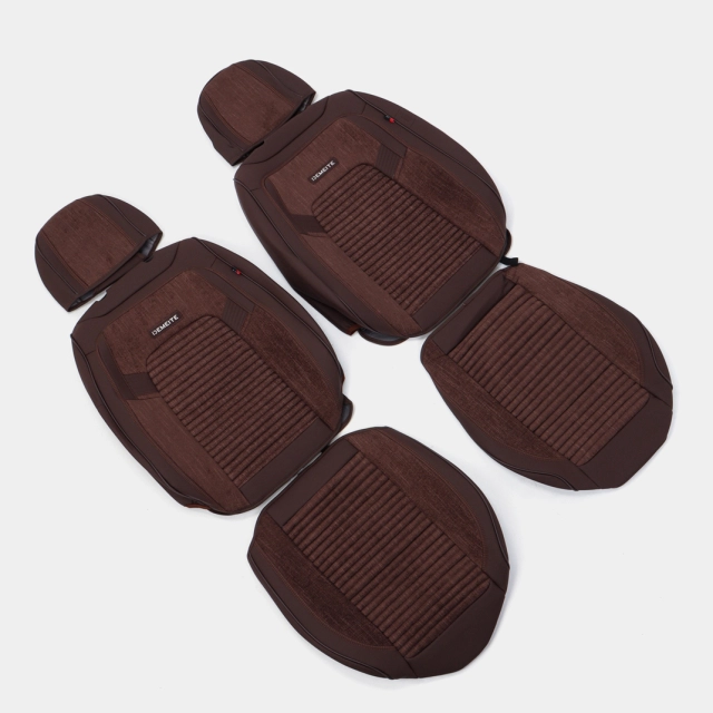 DEMEITE o&lsquo;rindiqlari uchun qoplama, har qanday avtomobil uchun mos, D-8857, jigarrang